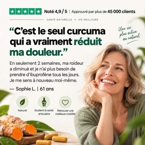 Gélules de curcuma à la curcumine pure (1 000 mg)