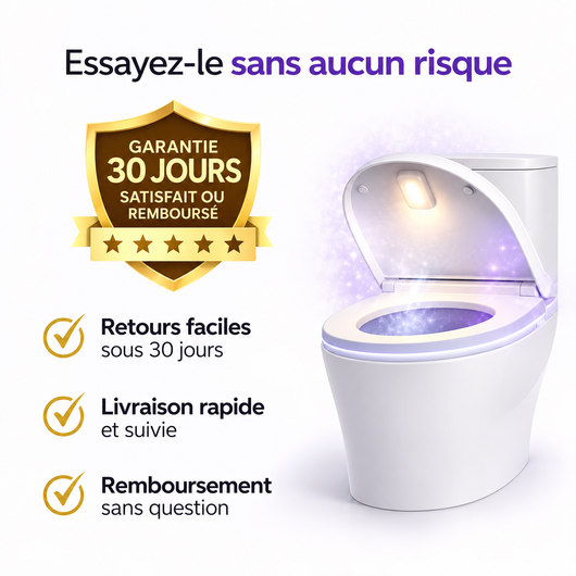 Désinfectant UV Automatique pour Toilettes avec Veilleuse
