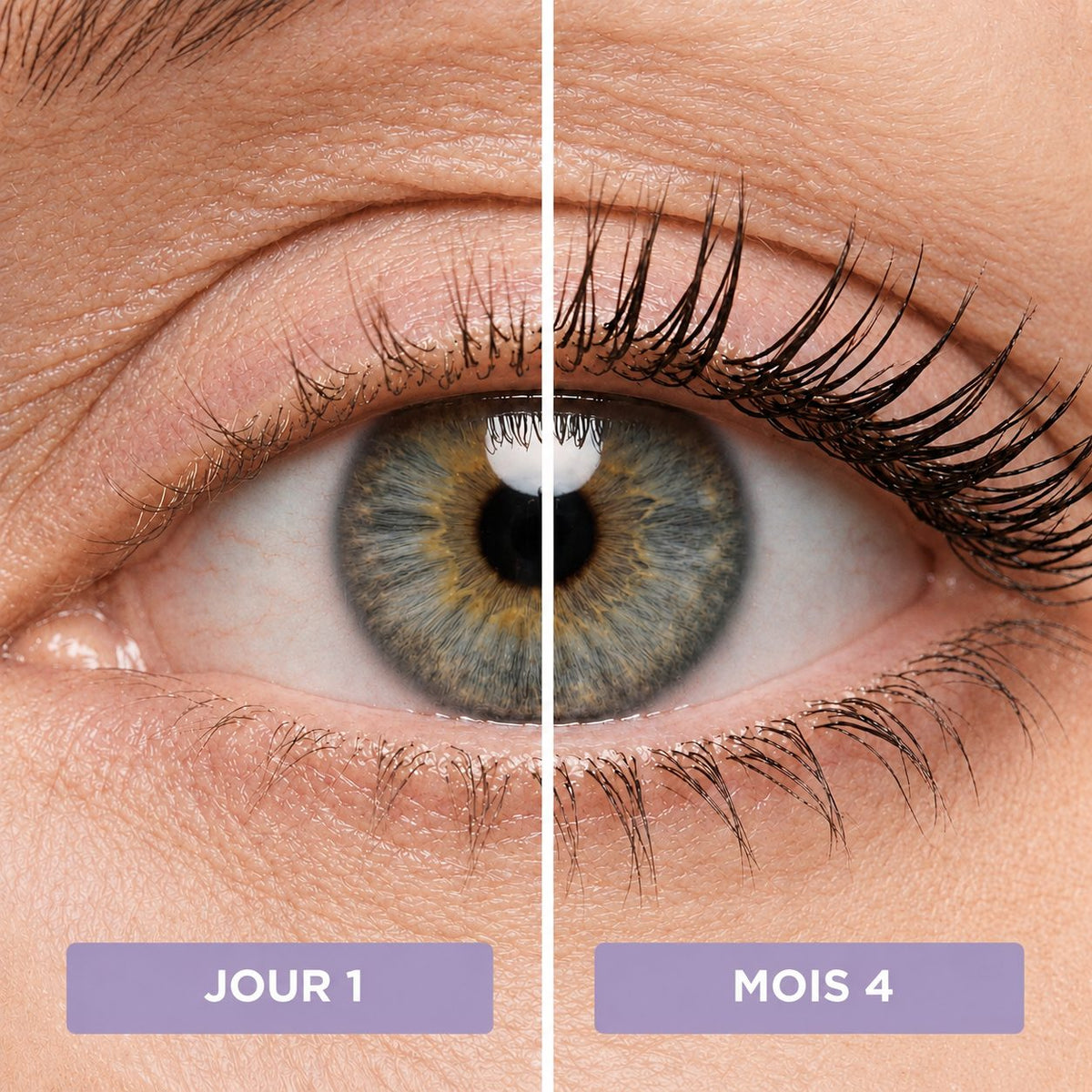 Vos cils continuent de pousser, même en le portant.