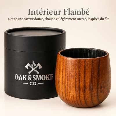 Gobelet à whisky artisanal en bois