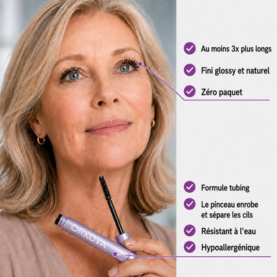 Mascara Orkova – Spécial cils matures.