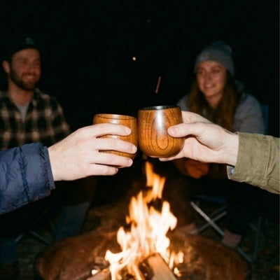 Gobelet à whisky artisanal en bois